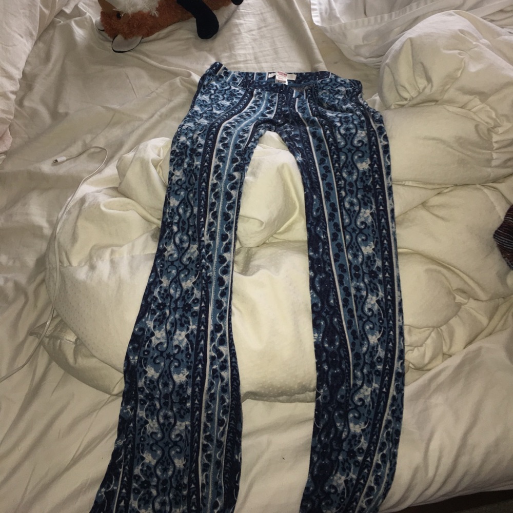 Hippie flare yoga pants
