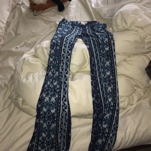 Hippie flare yoga pants