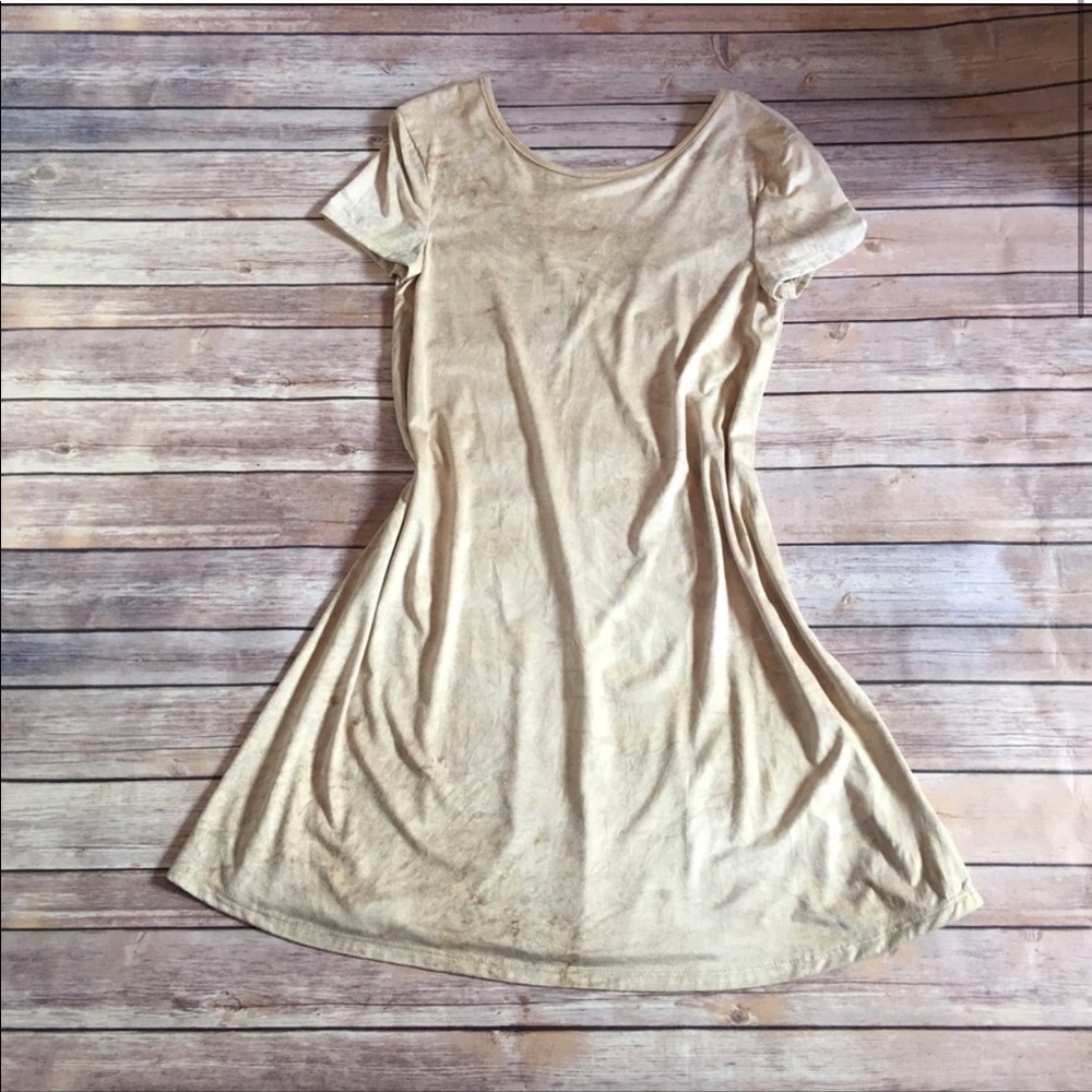 Vegan suede dress