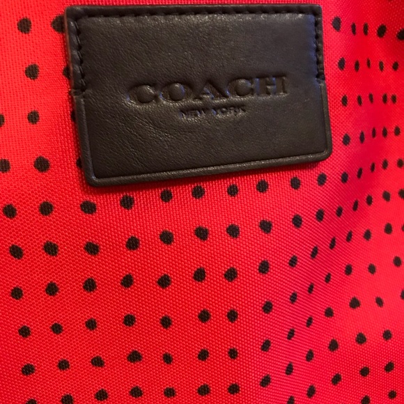 Authentic Coach Handcrafted Backpack.