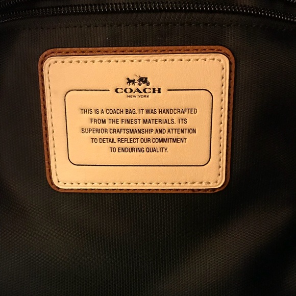 Authentic Coach Handcrafted Backpack. main image 7