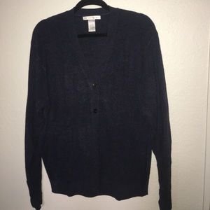 Dark Navy button down cardigan