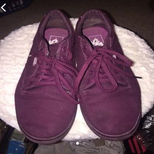 Maroon vans