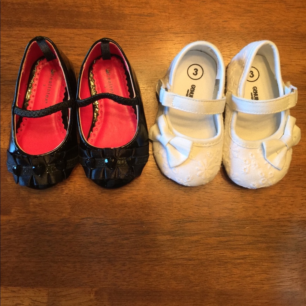 Two pair size 3 dress shoes