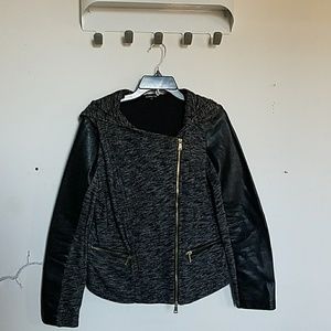 Express  Asymmetrical Hoodie Jacket