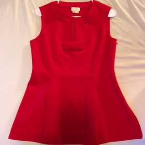 Kate Spade peplum top NWOT - Sz 8