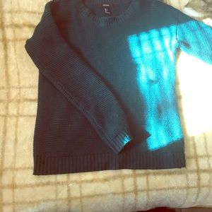 Cable Knit Green Sweater