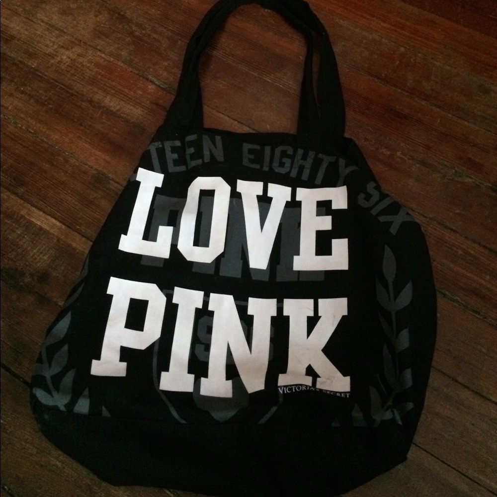 Love pink tote