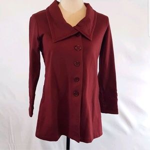 Soft Surroundings Coat New burgandy