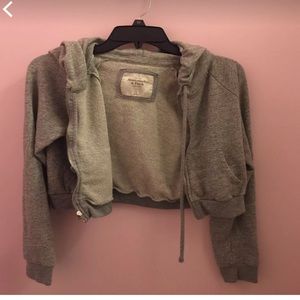 Abercrombie crop hoodie