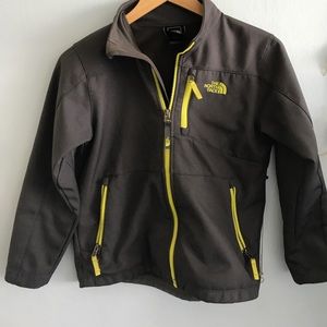 Boys Northface Greenlime/Gray Jacket