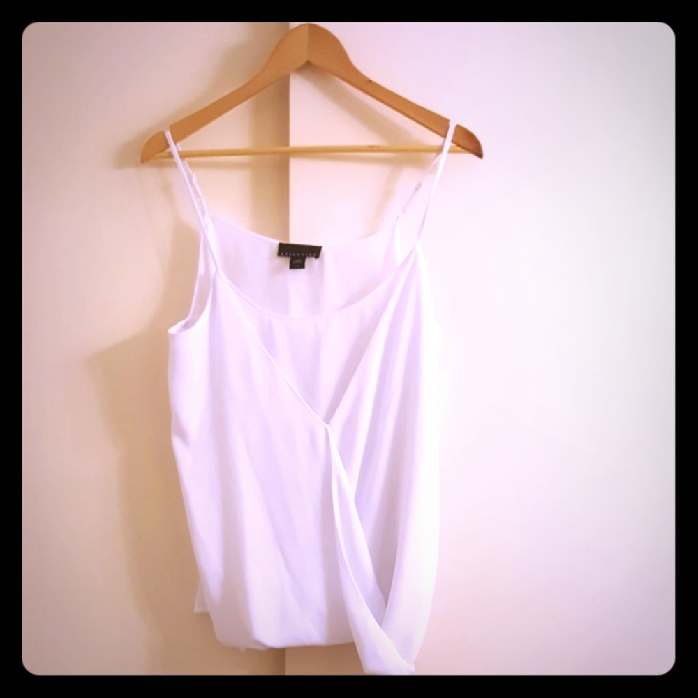 Faux wrap around camisole