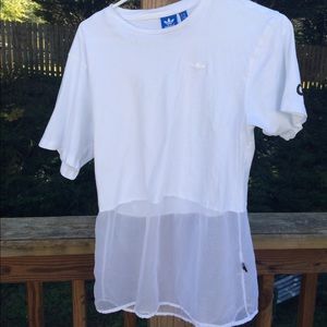 WHITE ADIDAS SHIRT