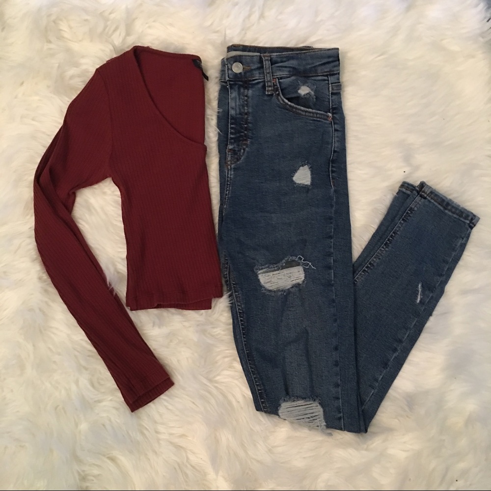 BRAND NEW TOPSHOP JAMIE JEANS