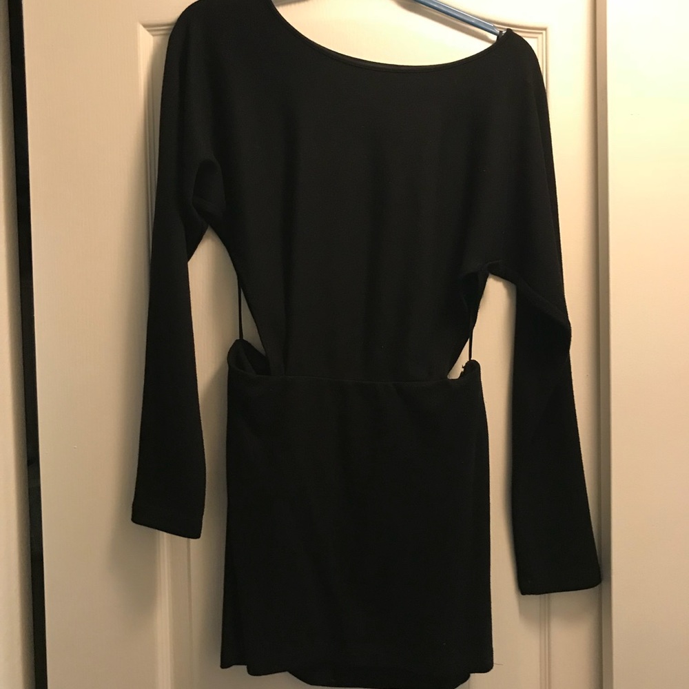 Torn by Ronny Kobo cut out black dress