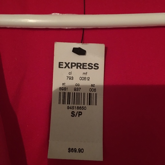 Express Red Dress - Picture 2 of 3
