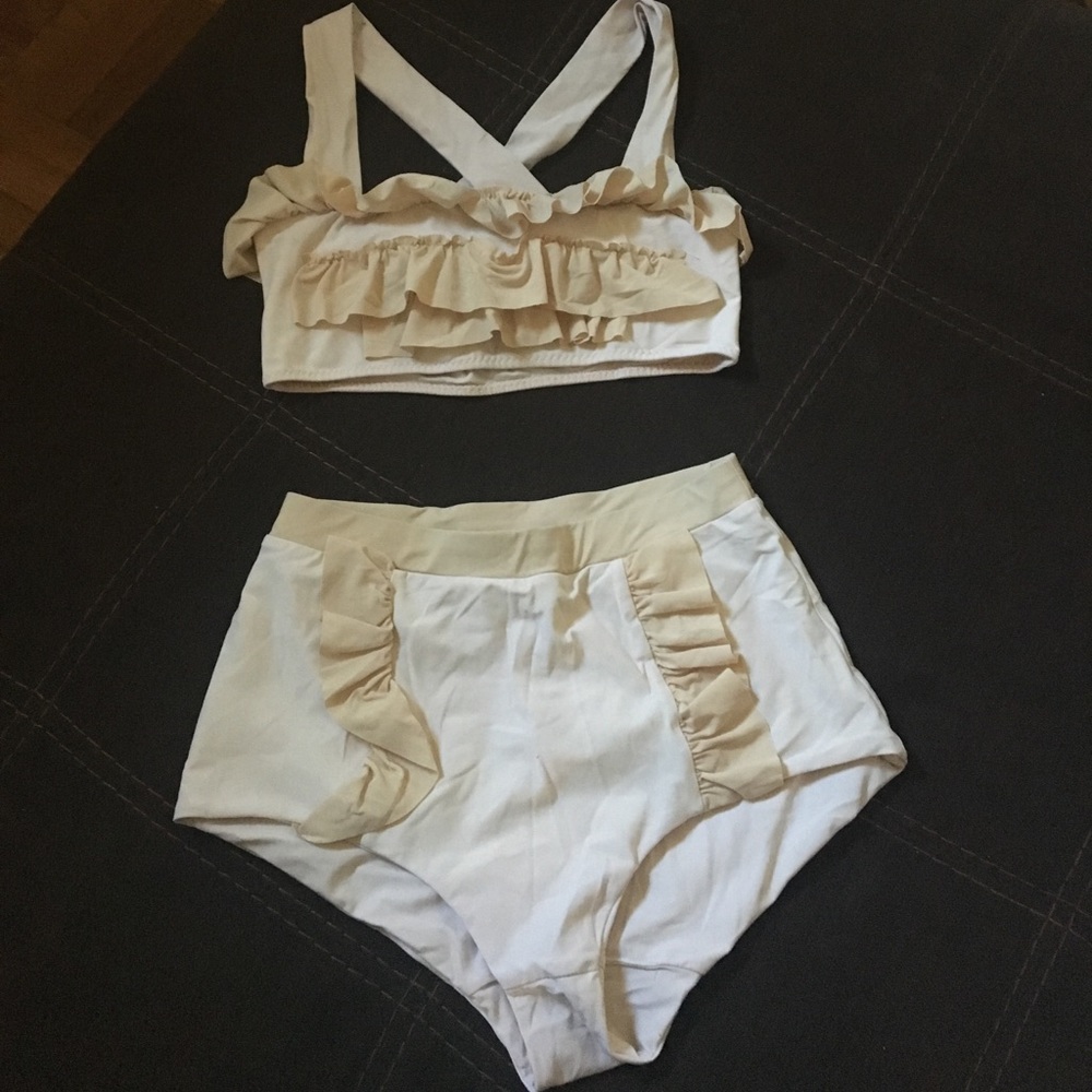 High waisted swimsuit