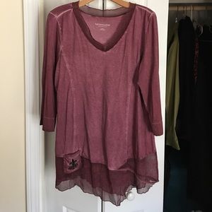 Soft surroundings long sleeve top