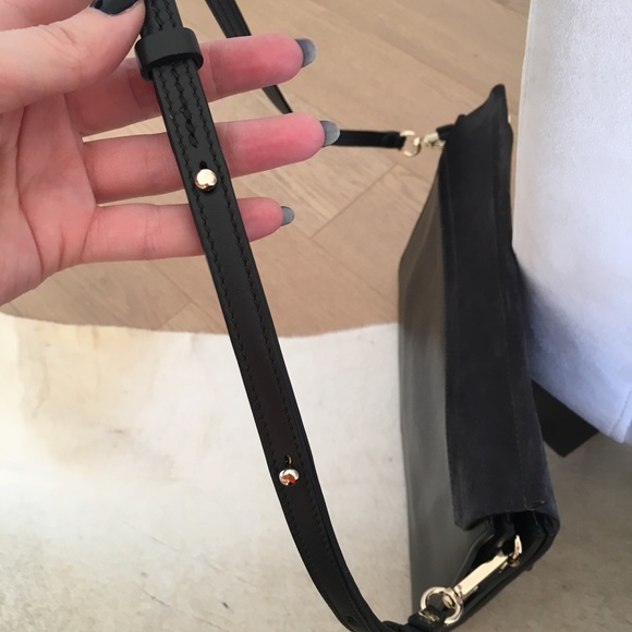 SOLD Chloe Faye Medium Carbon Grey Crossbody Bag - Picture 7 of 8