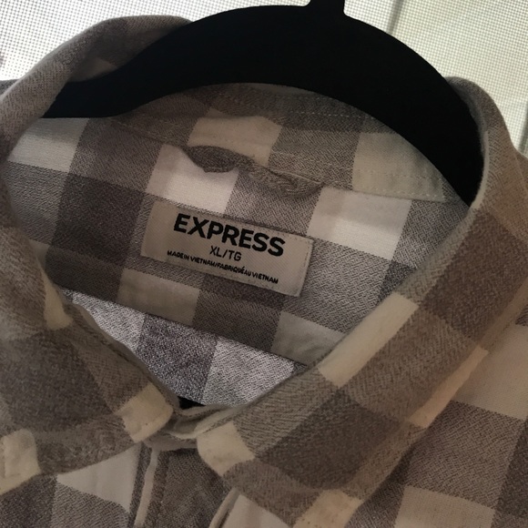 EXPRESS plaid shirt❤️ - Picture 2 of 2