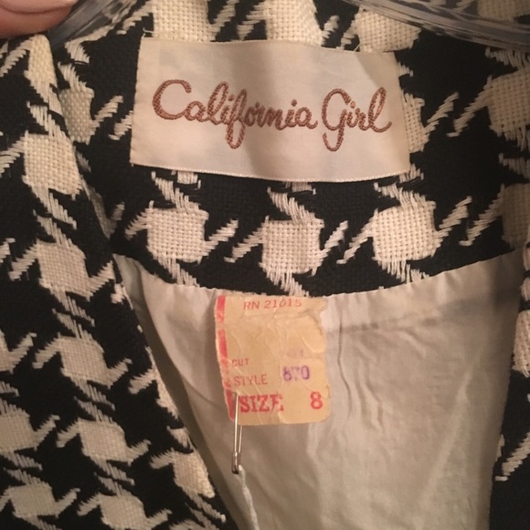 Vintage Houndstooth Vest - Picture 4 of 5