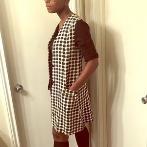 Vintage Houndstooth Vest