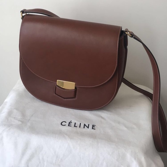 Céline Trotteur Chestnut Natural Calfskin - Picture 2 of 8