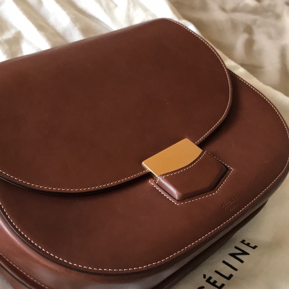 Céline Trotteur Chestnut Natural Calfskin - Picture 4 of 8