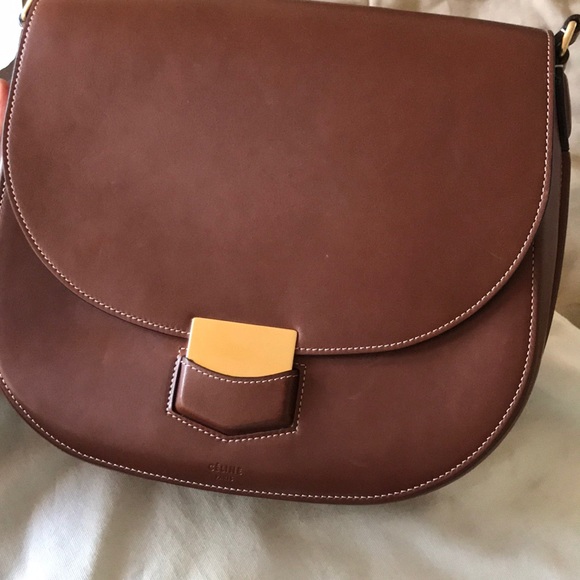 Céline Trotteur Chestnut Natural Calfskin - Picture 5 of 8