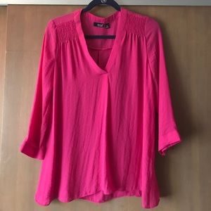 3/4 sleeve silky top