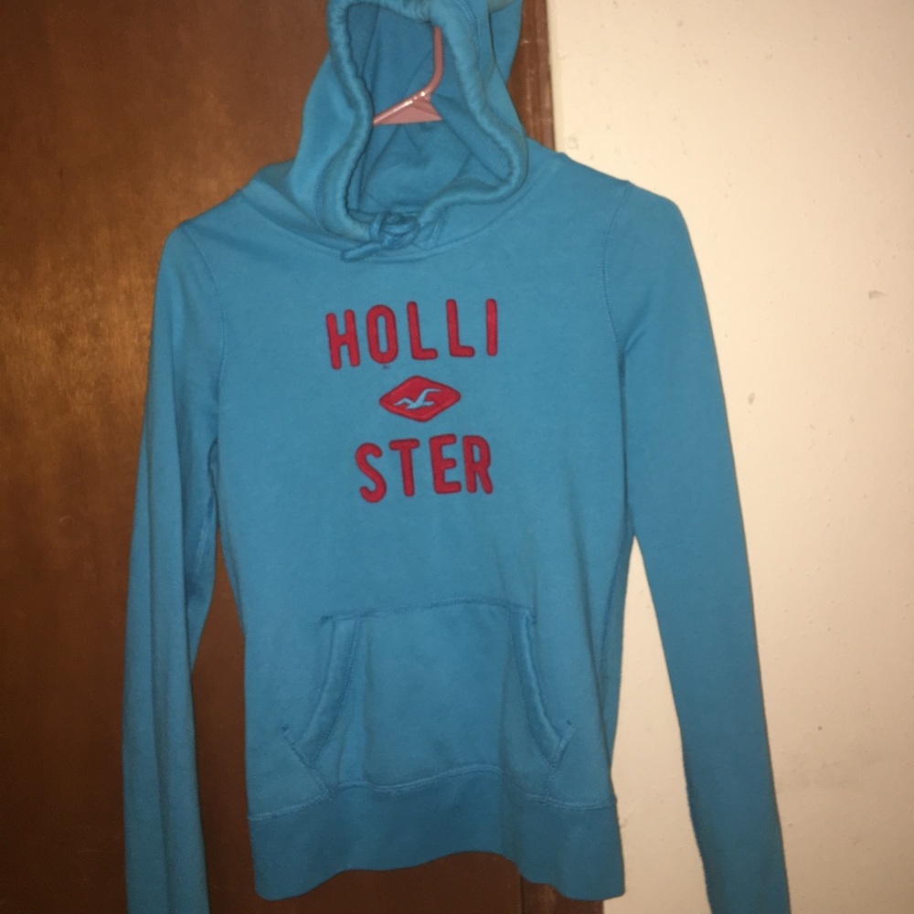 Hollister blue hoodie