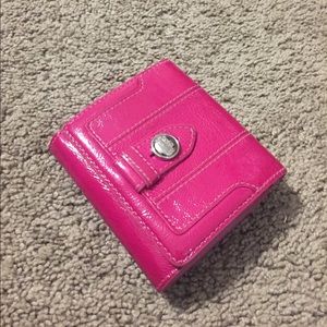 Bright Pink Coach Wallet