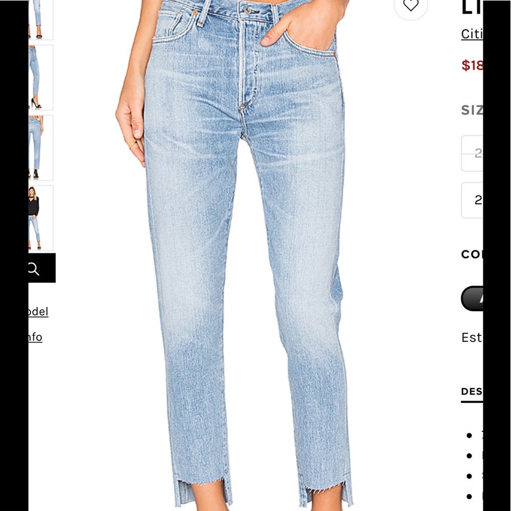 Citizens of Humanity Liya hi-lo classic fit