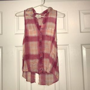 Plaid tank