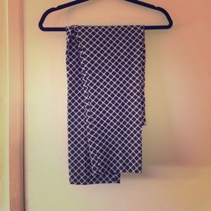 Banana republic "Hampton pant" black and white