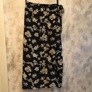 Silk Wrap Skirt
