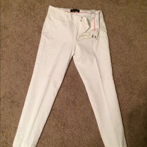 Brand new banana republic white pants