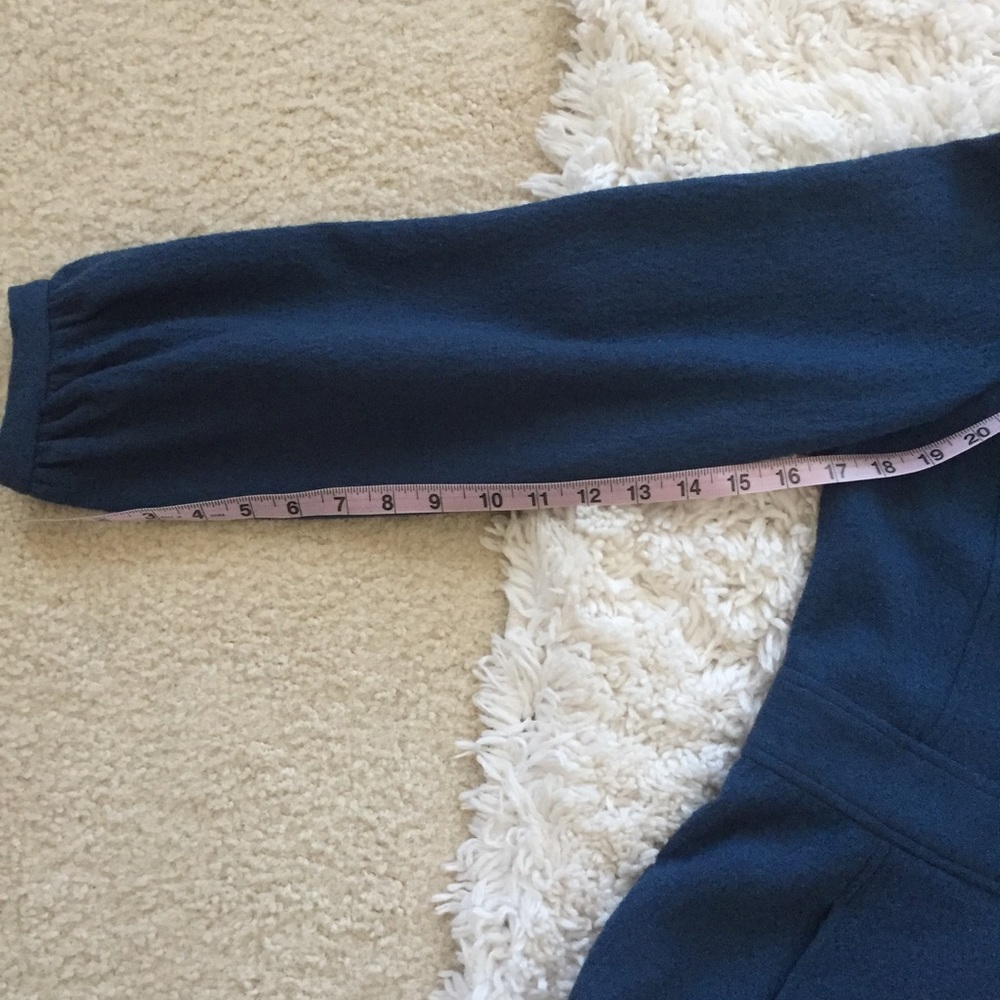 Cabi Turquoise/Blue Aristocrat Merino Wool Coat - Picture 5 of 8