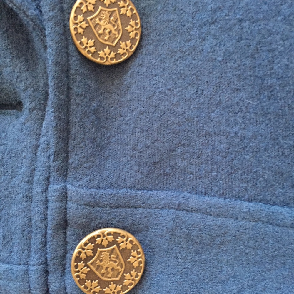 Cabi Turquoise/Blue Aristocrat Merino Wool Coat - Picture 3 of 8