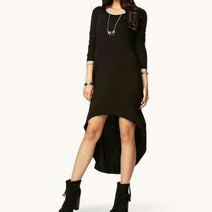 Forever 21 Black High Low dress women's size small