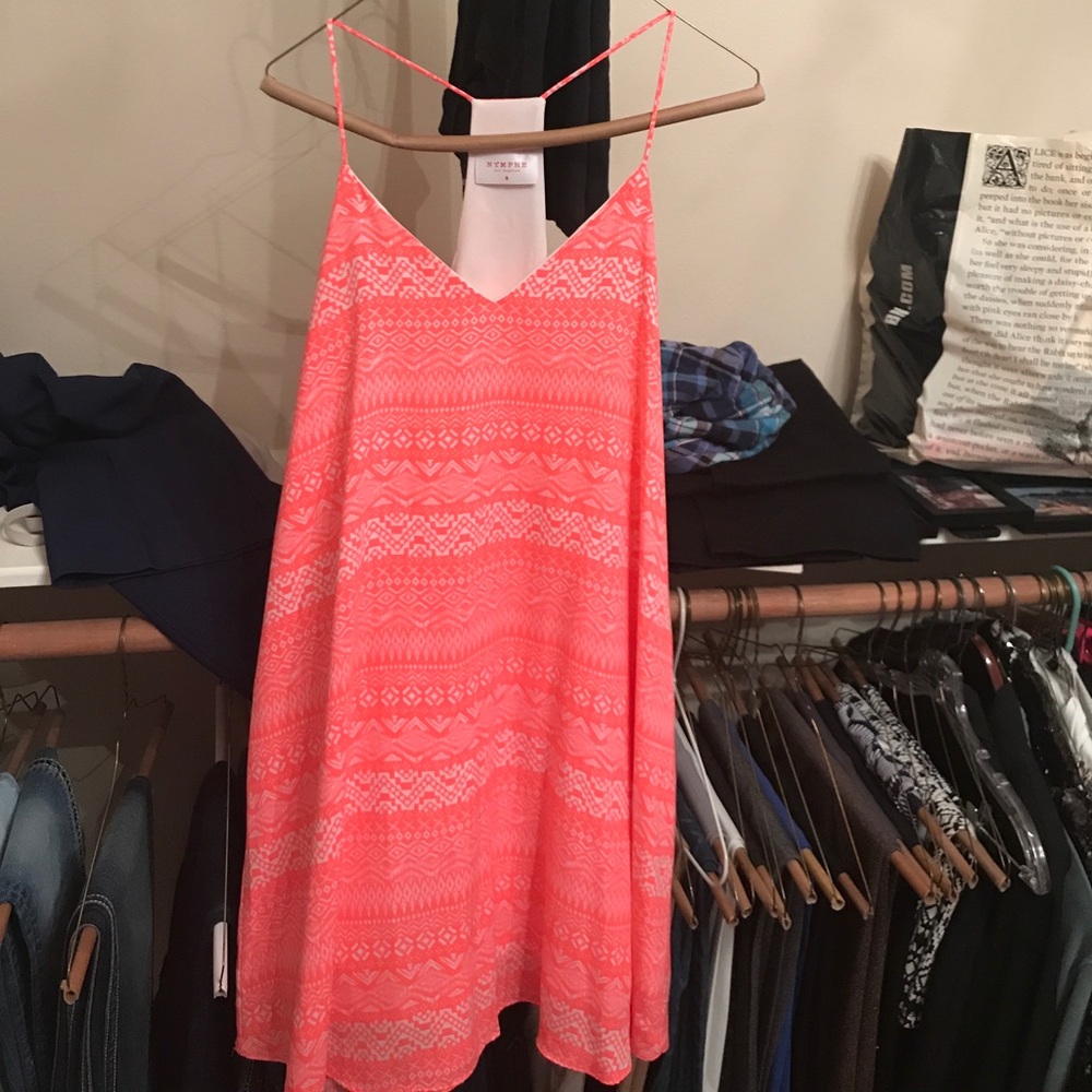 Hot pink dress