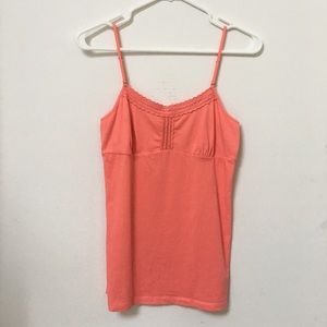 Coral Tank Top ft. Pretty Lace Details