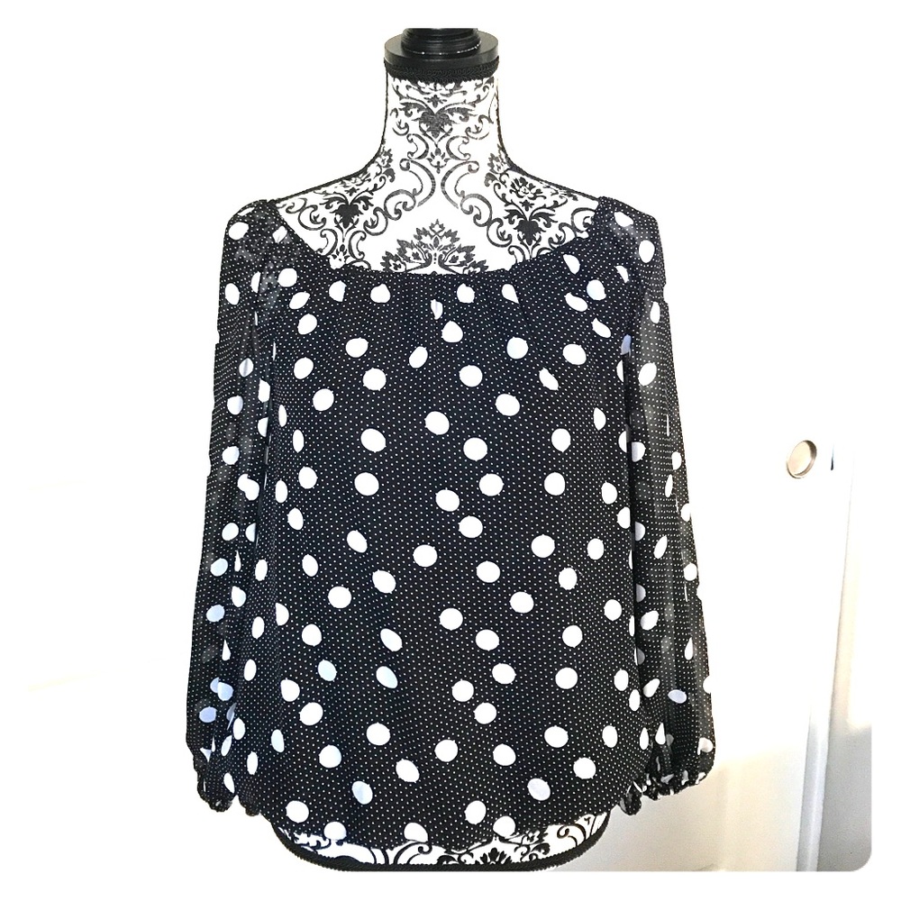 Polka dot top