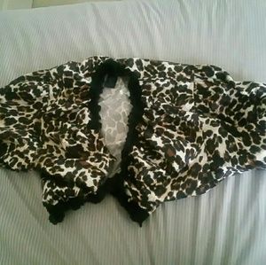 Women's Leopard Print Shrug
