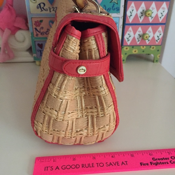 NEW! RARE Elaine Turner Peach Pink Bag Purse