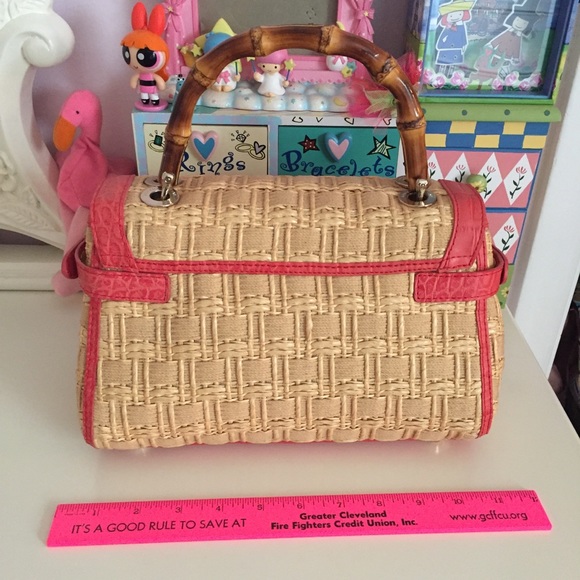 NEW! RARE Elaine Turner Peach Pink Bag Purse