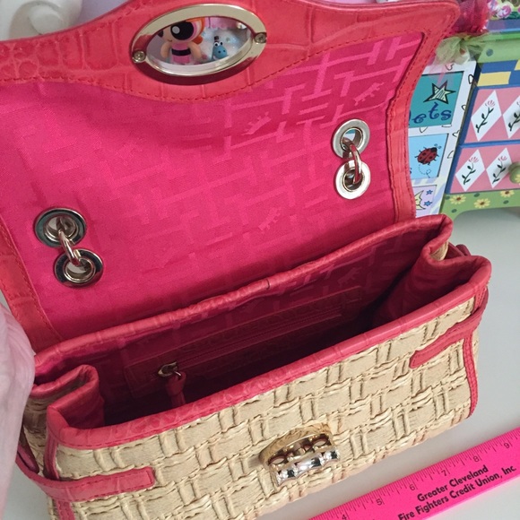 NEW! RARE Elaine Turner Peach Pink Bag Purse