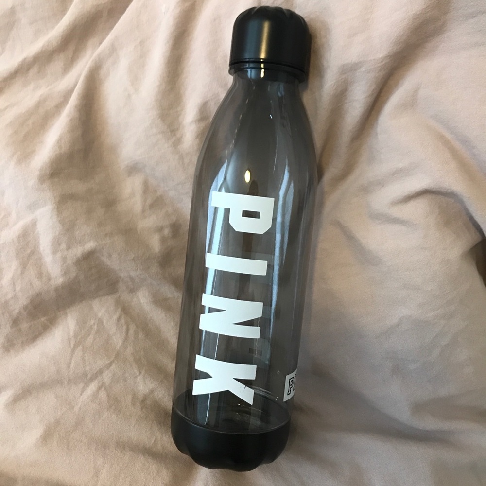 SOLD! PINK logo water bottle (NWOT)