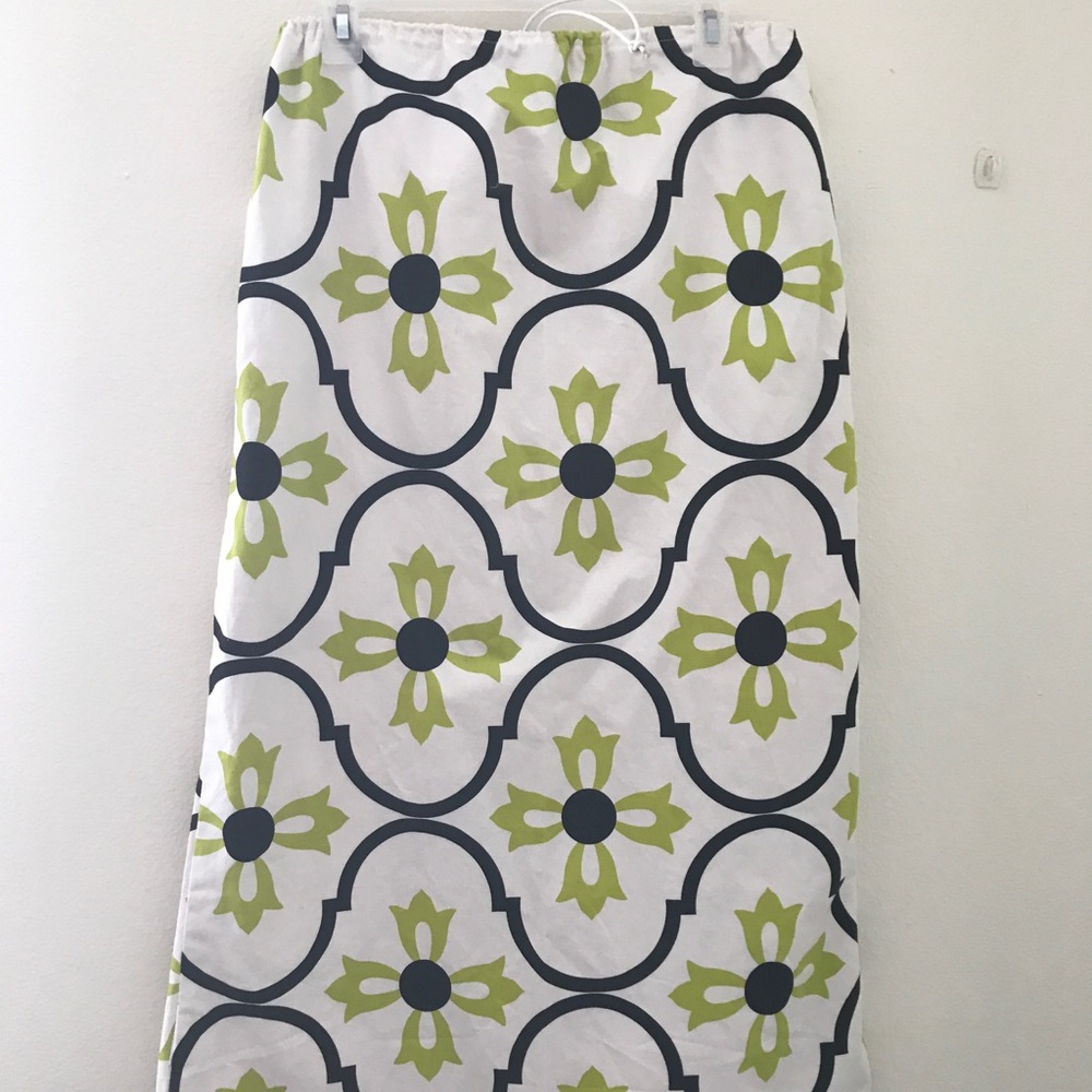 Retro Green and Black long skirt