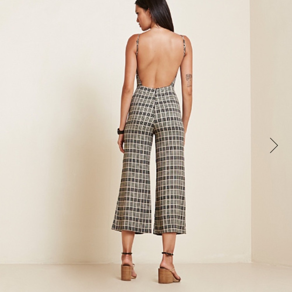 ISO!!! Reformation birchwood jumpsuit in plaid XS